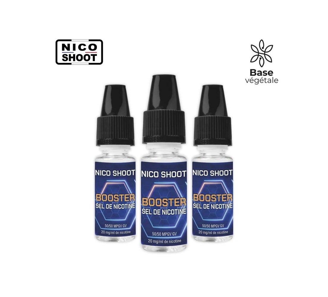 Lot de 30 boosters Nico Shoot® au sel de nicotine